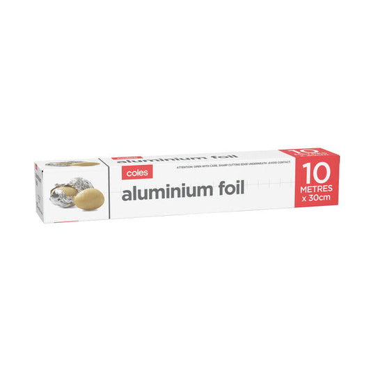 Coles Aluminium Foil Wrap 10m x 30cm