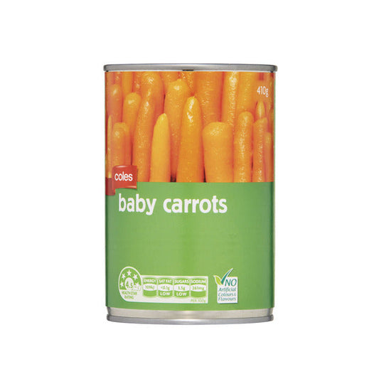 Coles Baby Carrots 420g