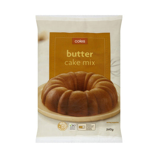 Coles Simply Cake Mix Butter 340g