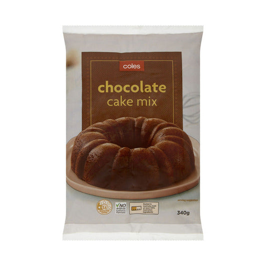 Coles Cake Mix Chocolate 340g