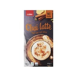 Coles Latte Chai (10pk) 250g