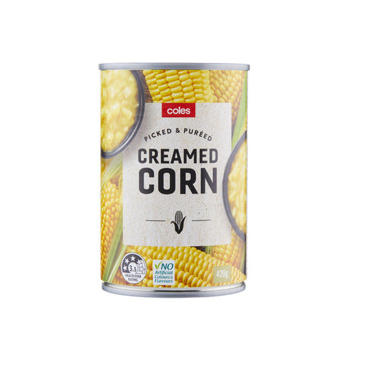 Coles Corn Creamed 420g