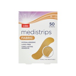 Coles Medistrips Fabric 50pk