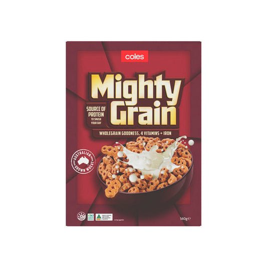 Coles Cereal Mighty Grain 495g