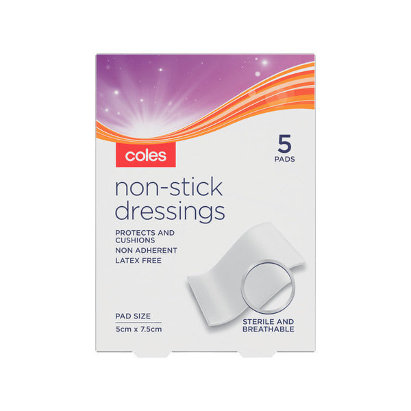 Coles Dressings Non-Stick 5pk