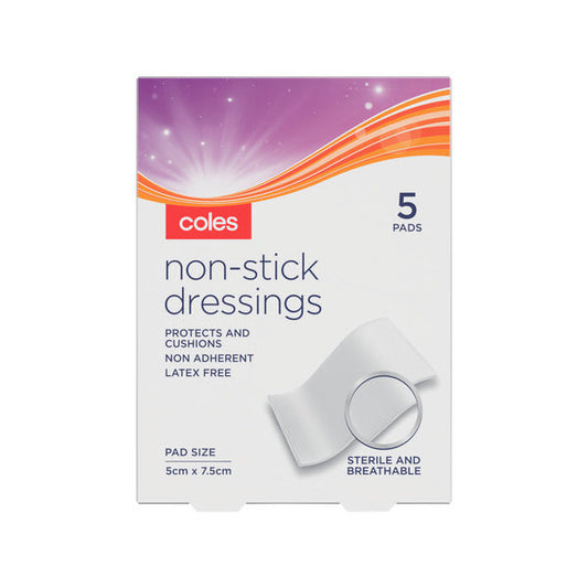 Coles Dressings Non-Stick 5pk
