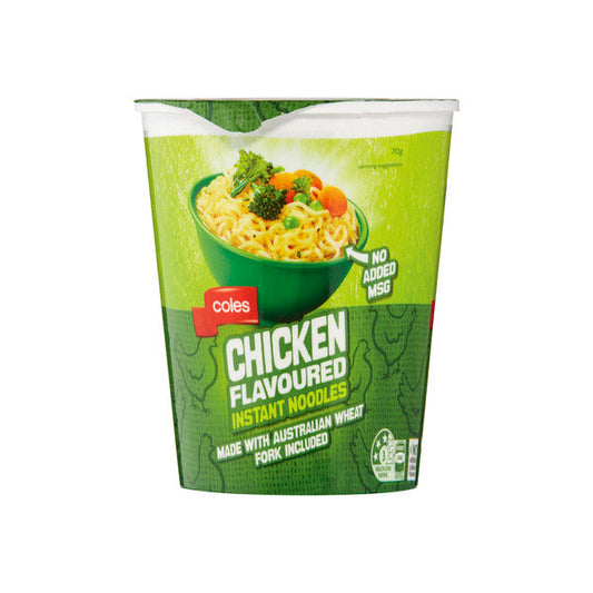 Coles Noodle Cup Chicken 70g