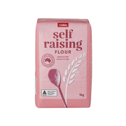 Coles White Self Raising Flour 1kg