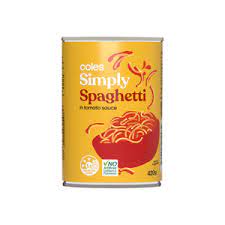 Coles Spaghetti Simply Tomato Sauce 420g