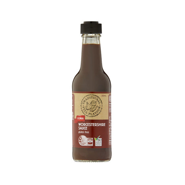Coles Worcestershire Sauce Gluten Free 250ml