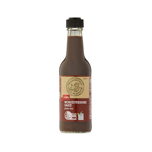 Coles Worcestershire Sauce Gluten Free 250ml