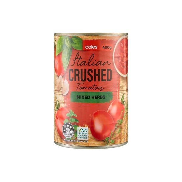 Coles Mixed Herb Crushed Tomatoes 400g