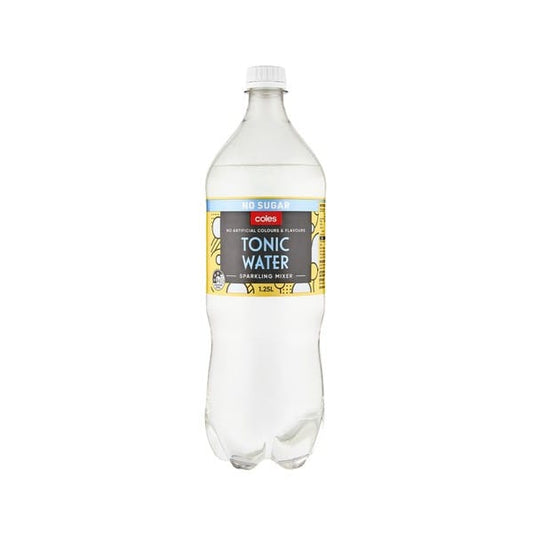 Coles Mixer Diet Tonic Diet Water  1.25L