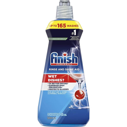 Finish Rinse & Shine Dishwasher Aid  500mL