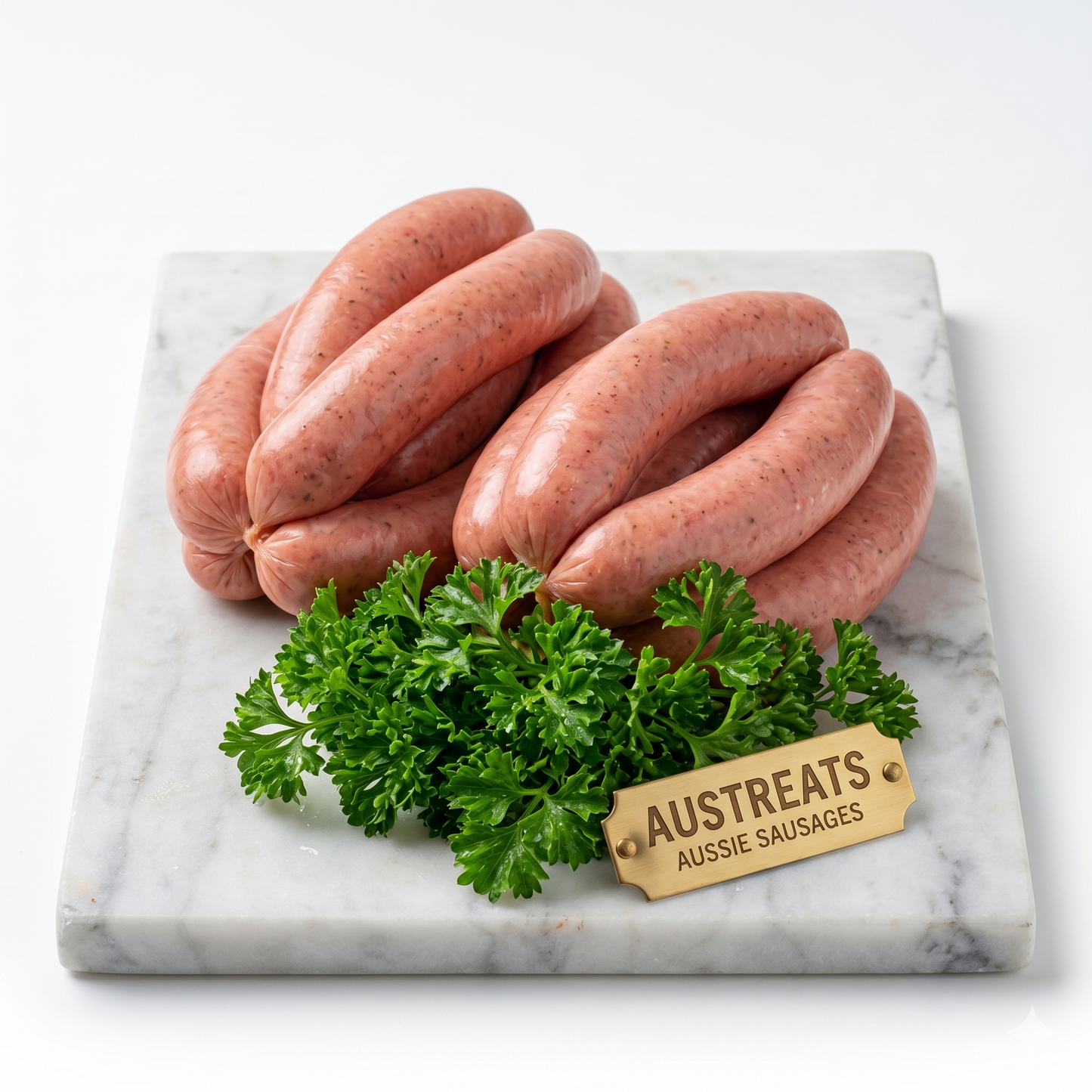 Frozen Aussie Beef, Tomatoe and Onion  Bunnings style Sausages  (5 links) 500g