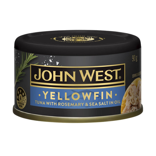 John West Tuna Yellowfin Rosemary & Sea Salt in Oil 90g