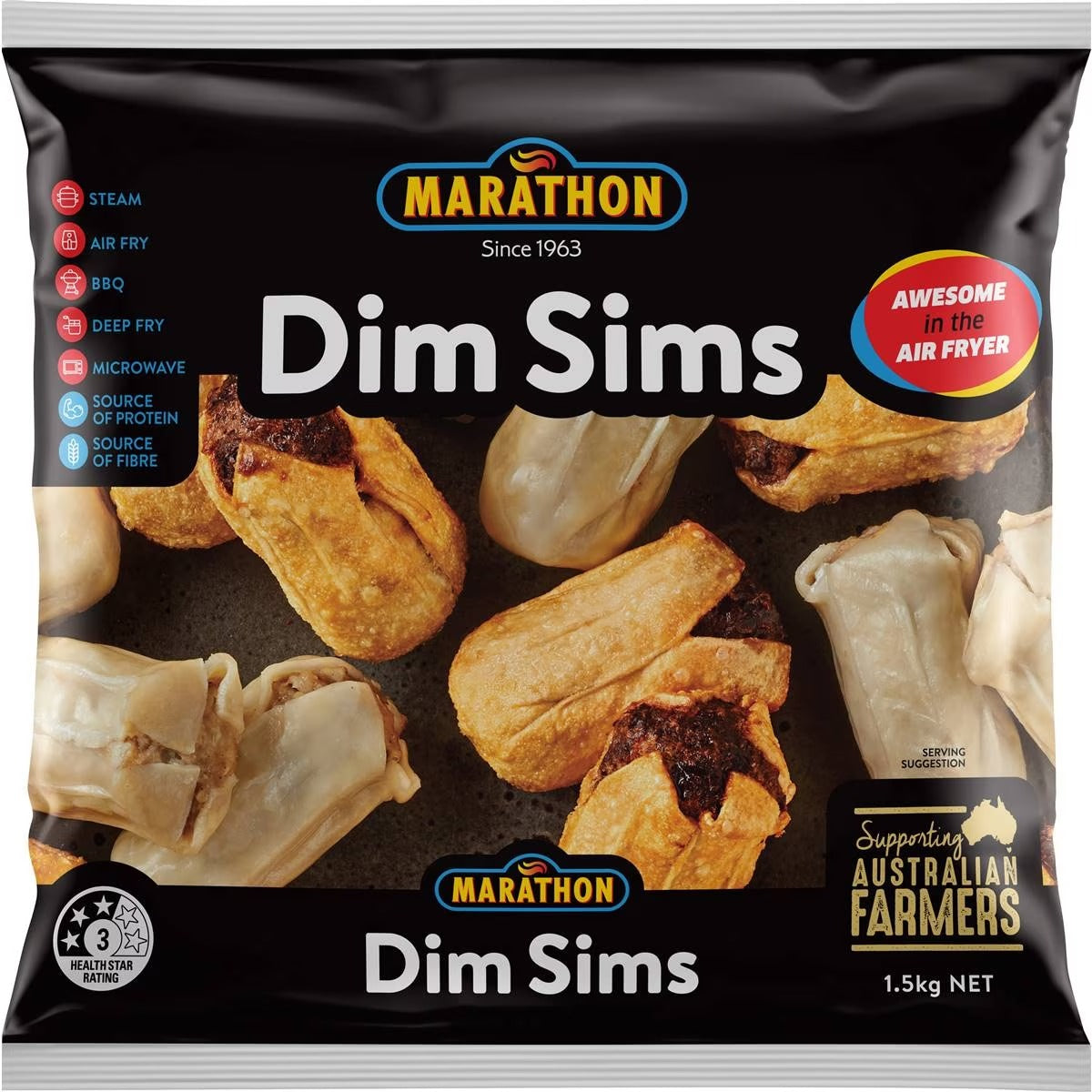 Frozen Marathon Dim Sims 1.5kg
