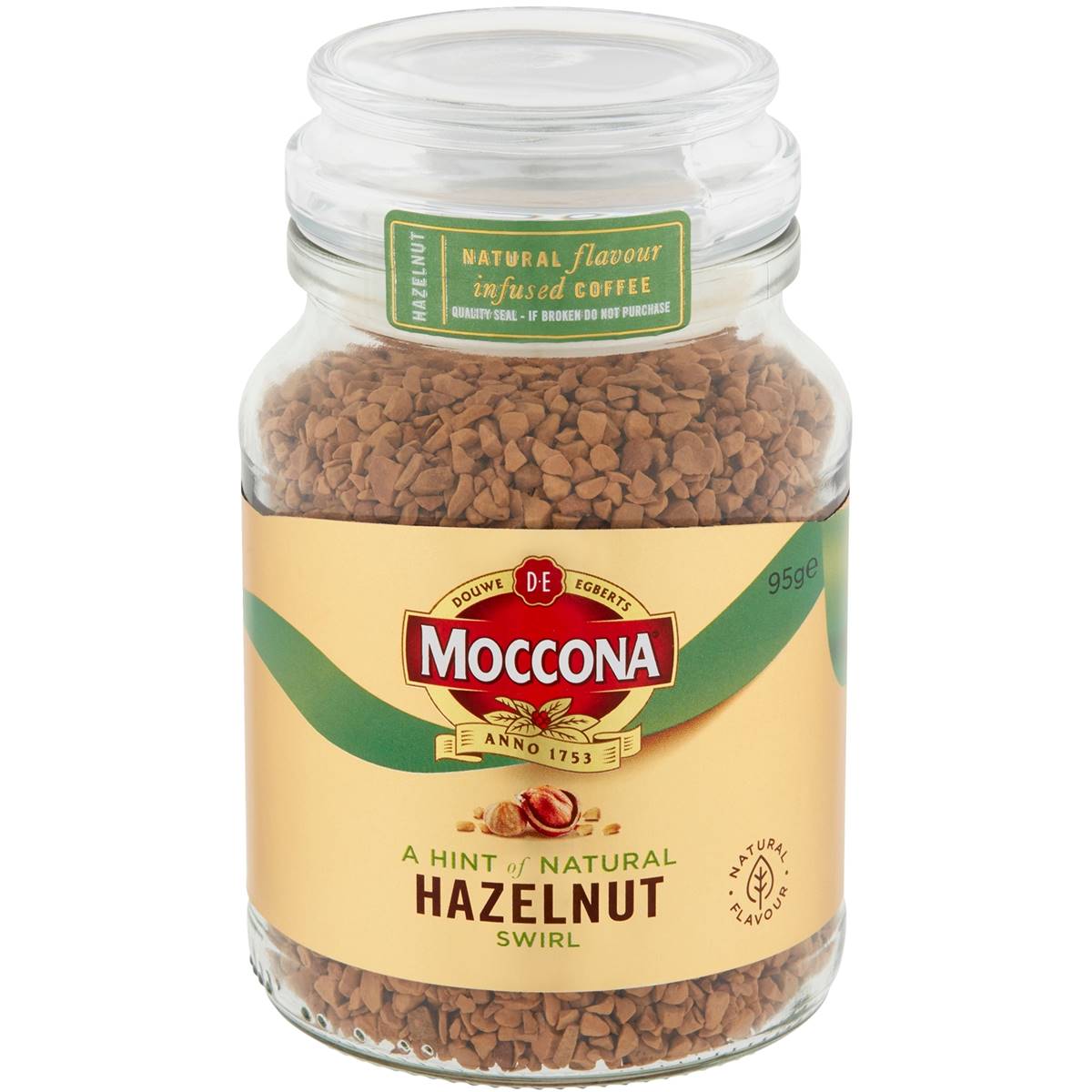 Moccona Coffee Infused Hazelnut 95g
