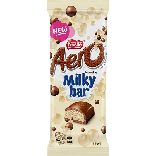 Nestle Block Aero Milkybar 180g