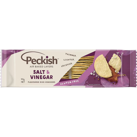 Peckish Crackers Salt & Vinegar 90g