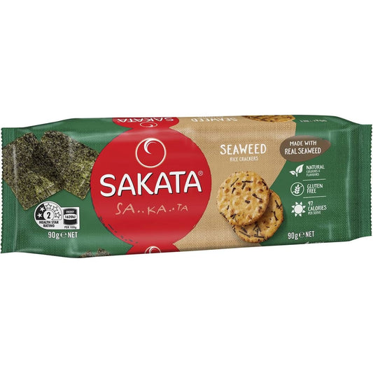 Sakata Rice Crackers Seaweed 100g