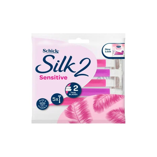 Schick Exacta 2 Disposable Sensitive Razors for Women 5 pack