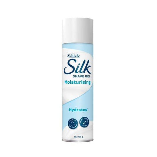 Schick Silk Womens Foaming Shave Gel Moisturising 198g