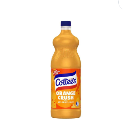 Cottee's Cordial Orange Crush 1L