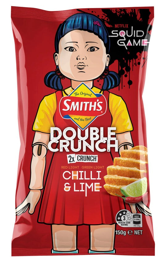 Smith's Double Crunch Chilli & Lime 150g