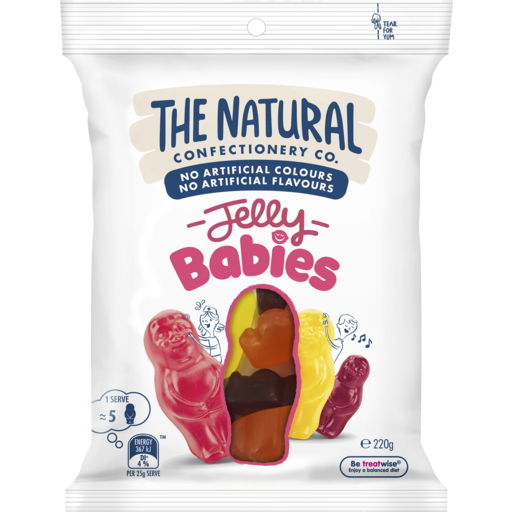 Natural Confectionery Jelly Babies 220g