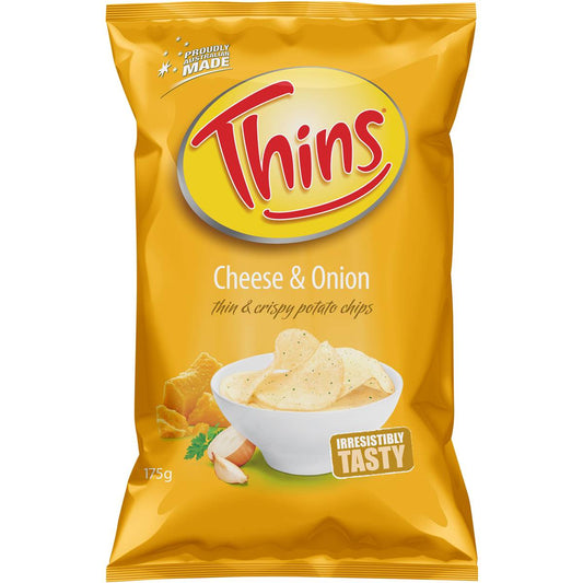 Thins Chips Cheese & Onion 175g