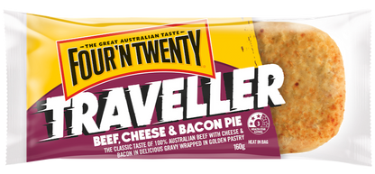 Frozen Four'N Twenty Pie Traveller Beef, Cheese & Bacon 160g