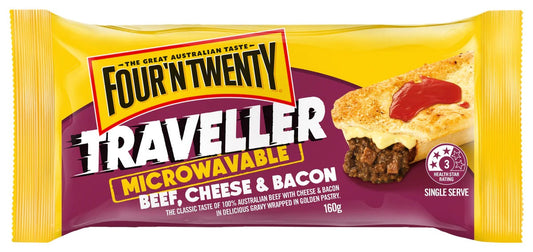 Frozen Four N Twenty Pie Traveller MW Beef, Cheese & Bacon 160g