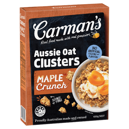 Carman's Aussie Oat Clusters Maple Crunch | 450g