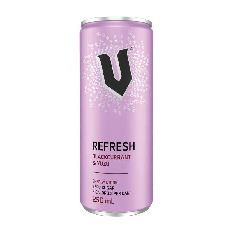 V Refresh Energy Drink Zero Sugar Blackcurrant & Yuzu 250mL