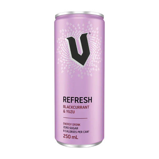 V Refresh Energy Drink Zero Sugar Blackcurrant & Yuzu 250mL
