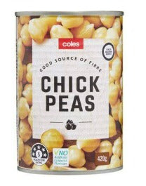 Coles Chick Peas 420g