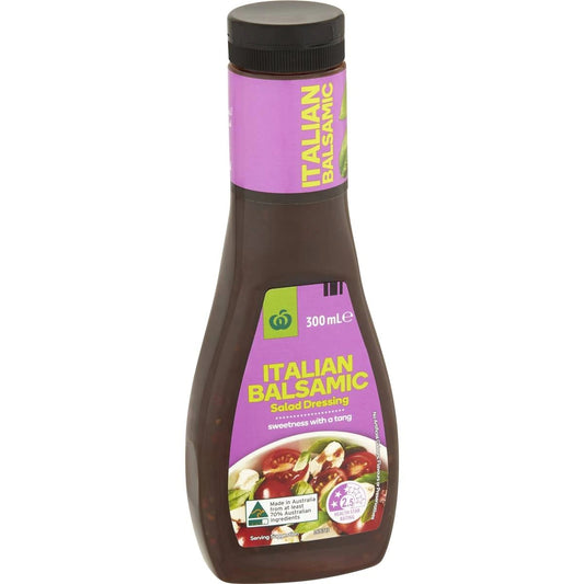 Woolworths Italian Balsamic Dressing 300ml***