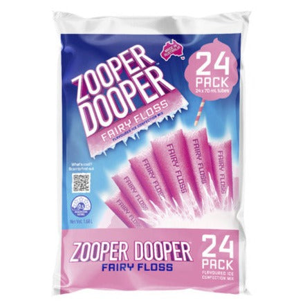 Zooper Dooper Fairy Floss 70ml x 24pk