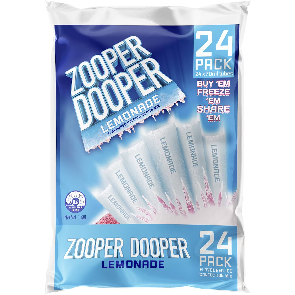 Zooper Dooper Lemonade 70ml x 24pk