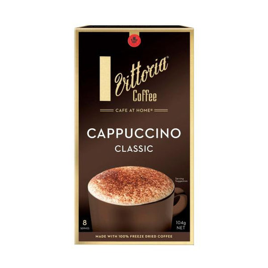 Vittoria Cappuccino Classic Coffee Sachets | 8 Pack 104g
