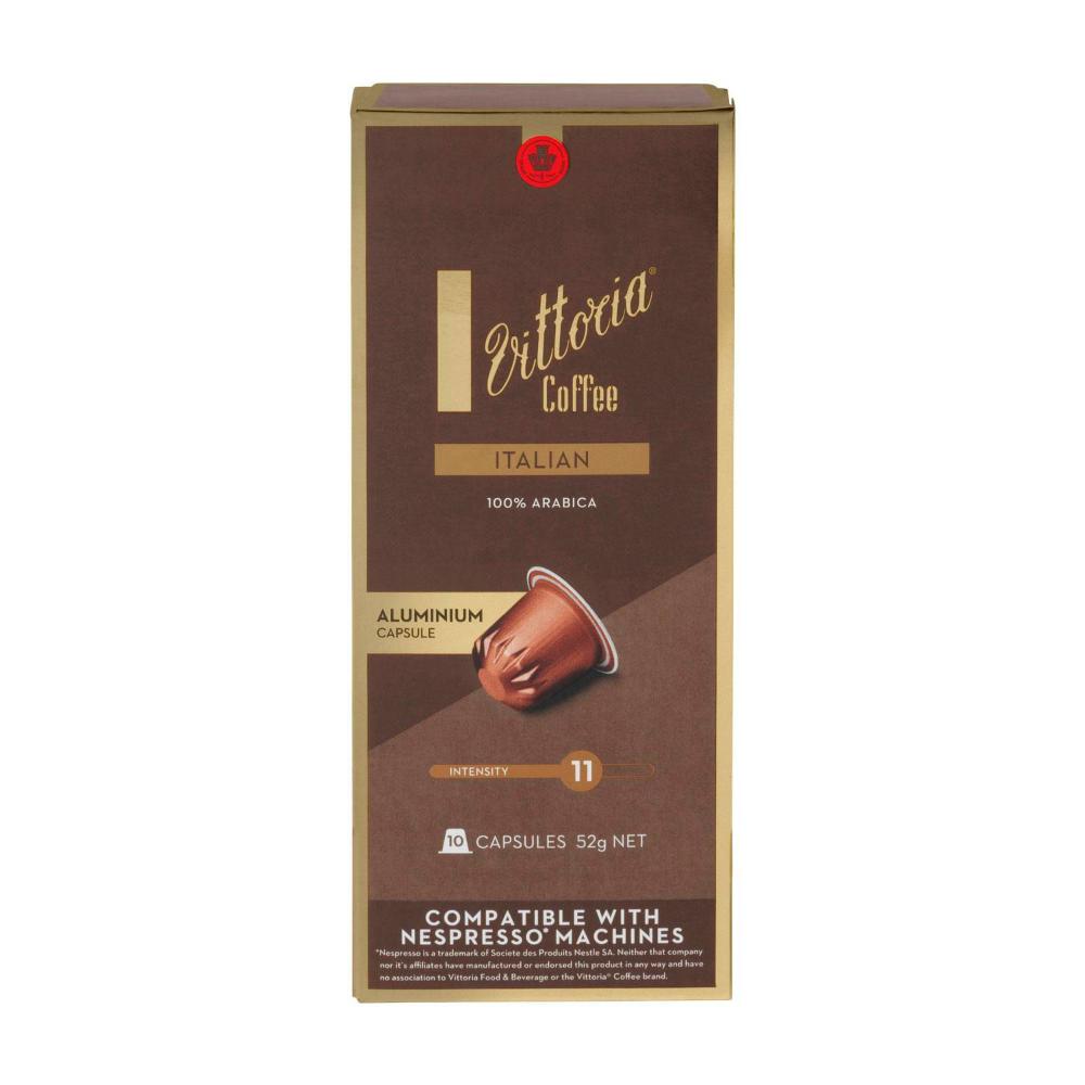 Vittoria Italian Blend Nespresso Compatible Coffee Capsules 10 pack 52g