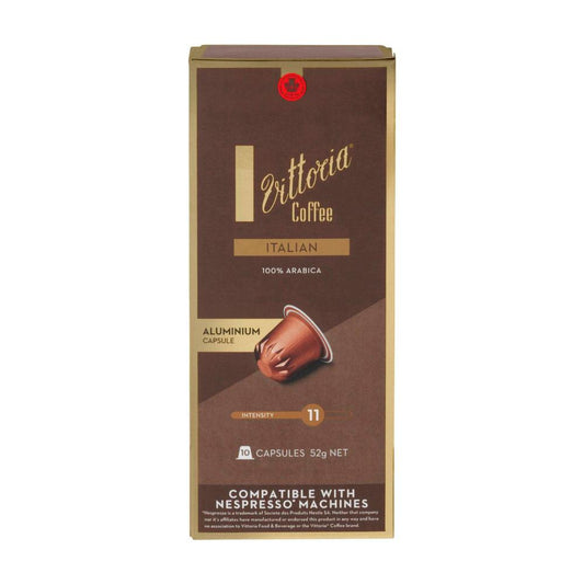 Vittoria Italian Blend Nespresso Compatible Coffee Capsules 10 pack 52g