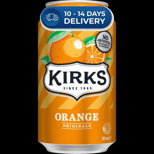 Approaching or Just Over Best Before Date – Kirks Orange Original 375ml -(Extended Dispatch)
