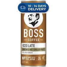 Approaching or Just Over Best Before Date – Suntory Boss Coffee Iced Latte 237mL -(Extended Dispatch)