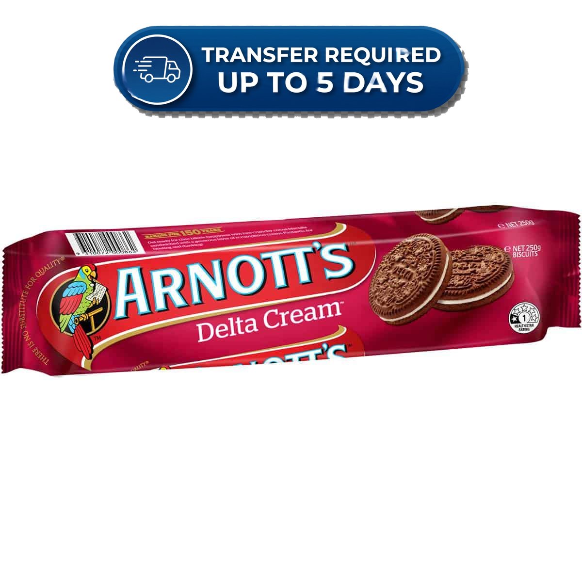 Arnott's Biscuits Delta Cream 250g -(Extended Dispatch)
