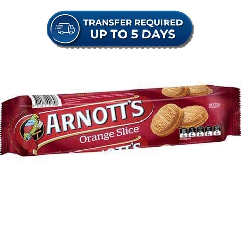 Arnott's Biscuits Orange Slice 250g -(Extended Dispatch)