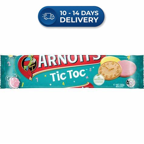 Arnott's Biscuits Tic Toc 250g -(Extended Dispatch)