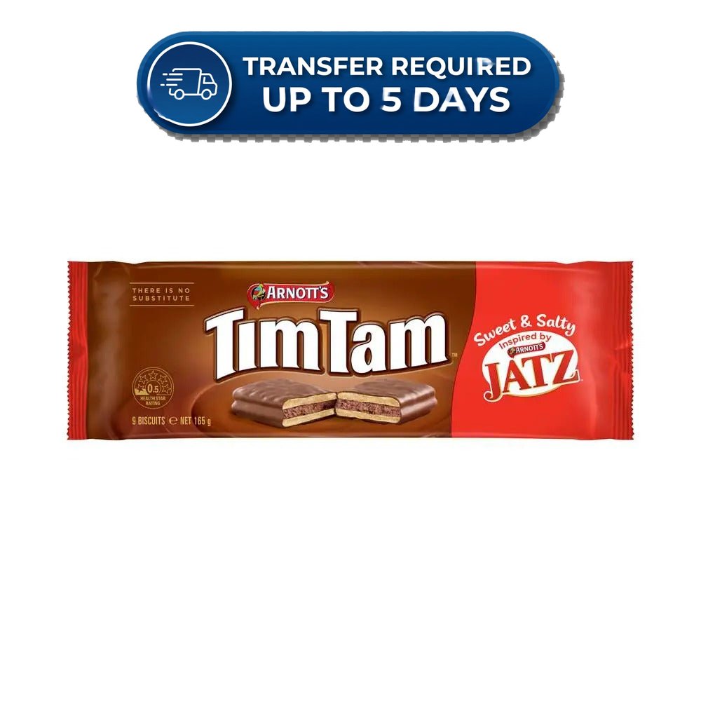 Arnott's Tim Tam Jatz 165g -(Extended Dispatch)