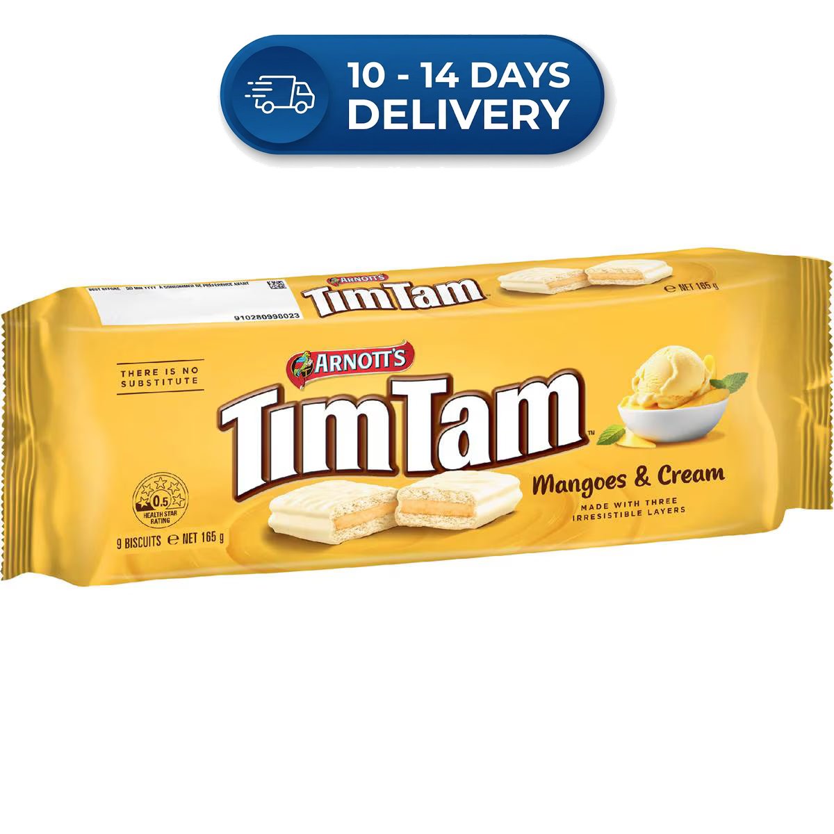 Arnott's Tim Tam Mangoes & Cream Biscuits 165g -(Extended Dispatch)